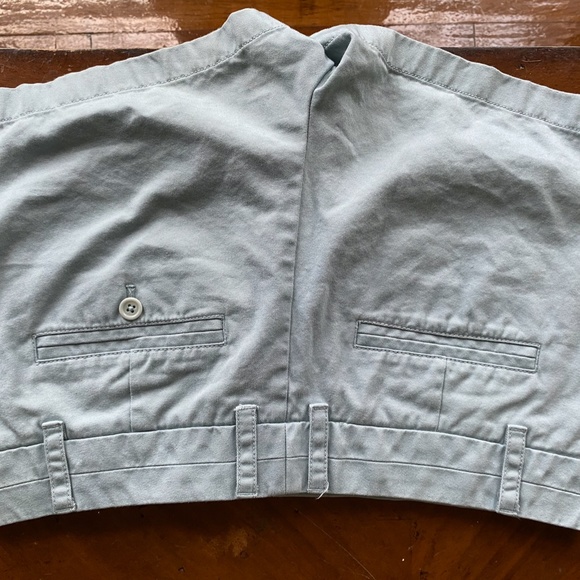 Light Blue Mid Rise Shorts - Picture 2 of 4